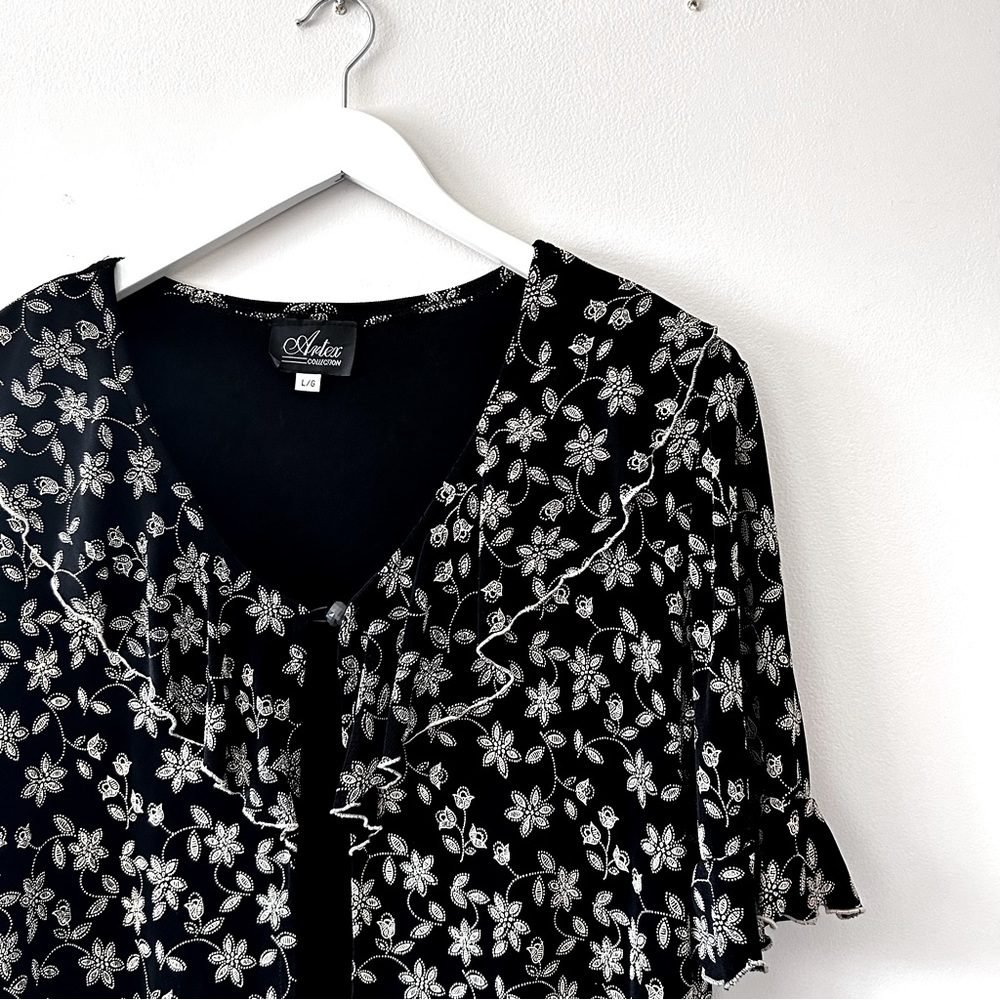 VINTAGE | Floral Cardigan By Avtex Collection